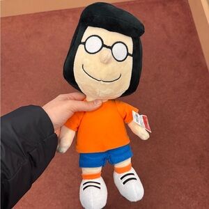 Marcie Peanuts Plush NWT 12” Discontinued - Official Snoopy